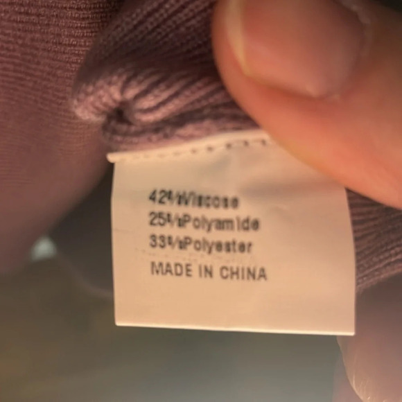 Merokeety Women’s size Medium sweater dress gold buttons short sleeved pockets - Picture 5 of 8